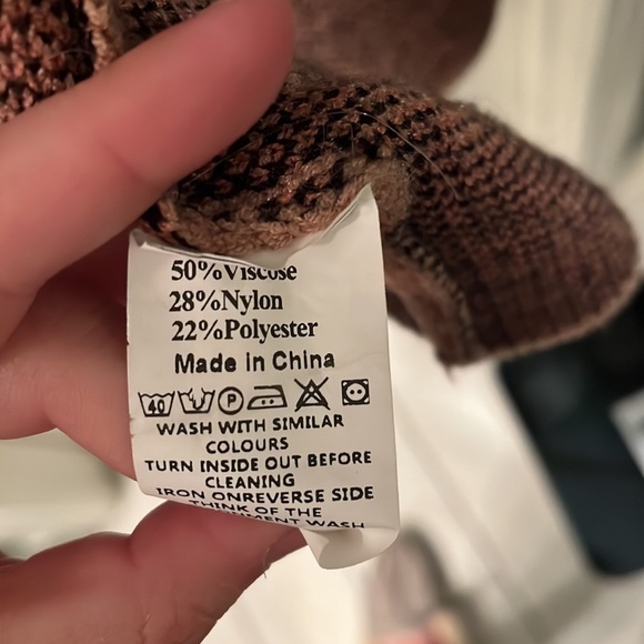 Leopard print open faced long cardigan- size medium - Picture 14 of 14